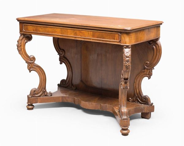CONSOLE IN NOCE