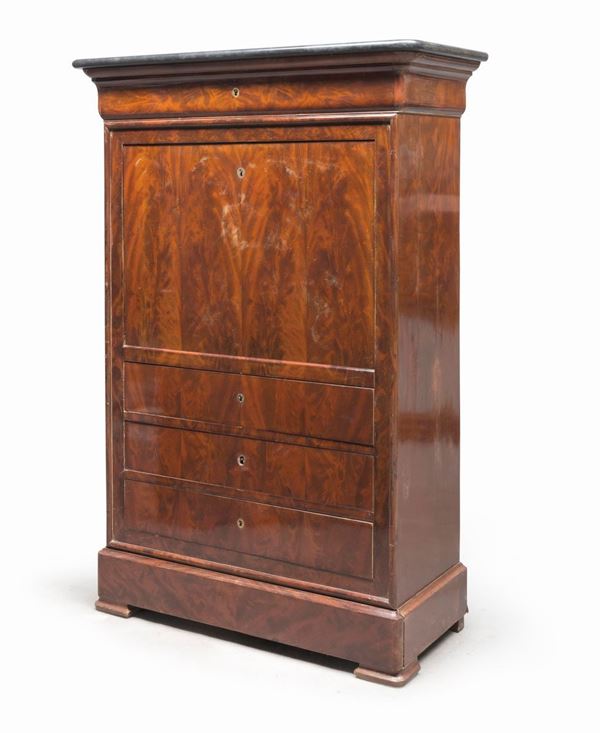 SECRETAIRE IN MOGANO