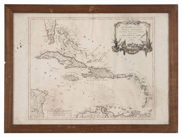 INCISIONE ANTILLE XVIII SECOLO
