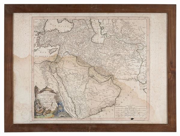 DUE STAMPE ARABIA E PERSIA