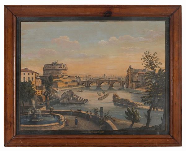 GOUACHE TEVERE