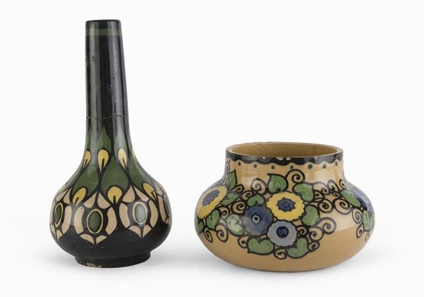 DUE VASETTI IN CERAMICA, MARCA SIPLA