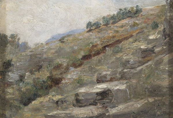 DIPINTO PAESAGGIO DI PITTORE NAPOLETANO