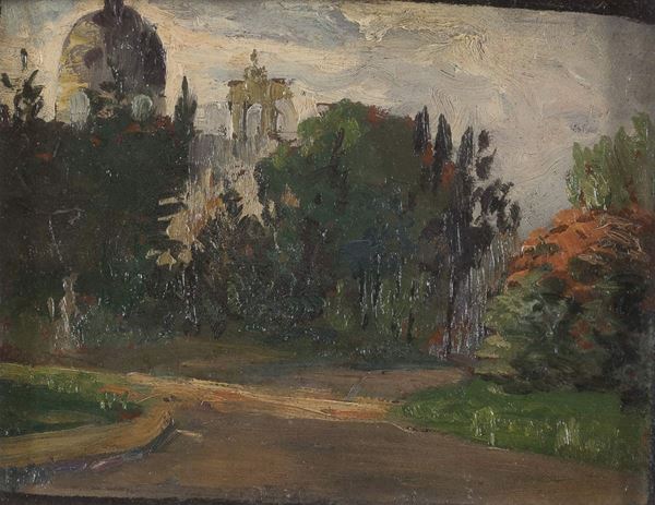 DIPINTO PAESAGGIO DEL NOVECENTO