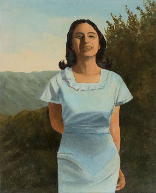 DIPINTO DONNA F.TO SALVADEO
