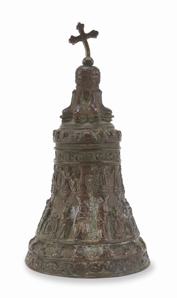 CAMPANA IN BRONZO, FIANDRE XVII SECOLO