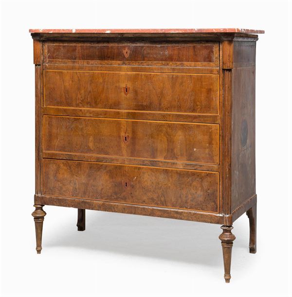 COMMODE-SECRETAIRE IN NOCE