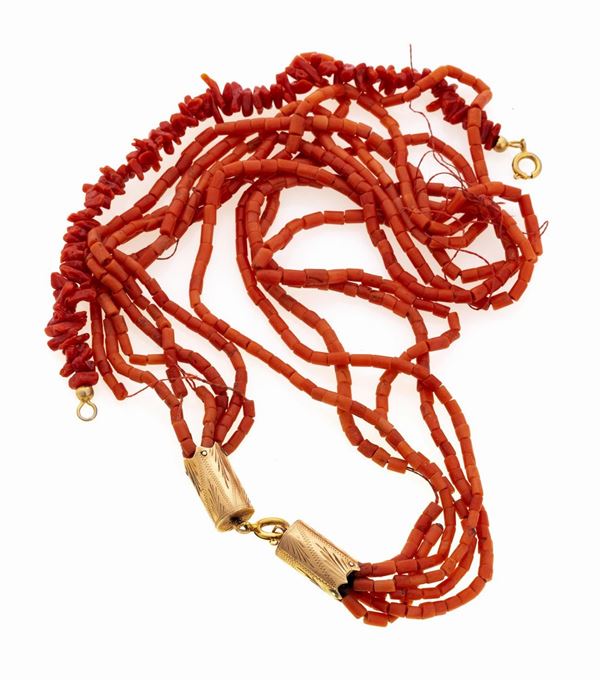 PARURE IN CORALLO ROSSO