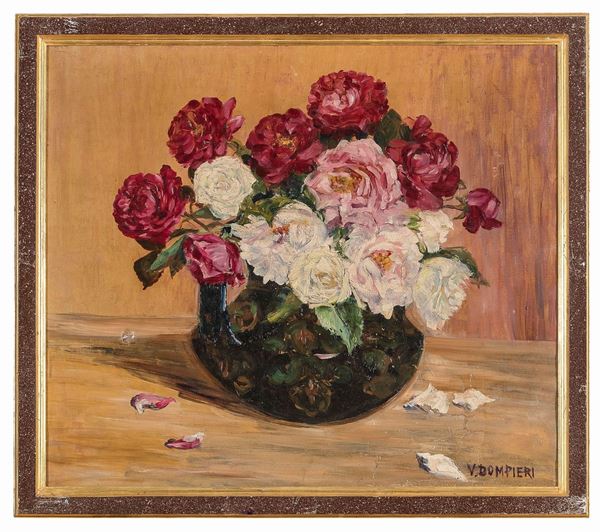 DIPINTO ROSE DI VANNA DOMPIERI RUBINI