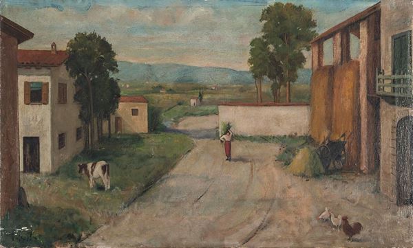 DIPINTO FATTORIA DEL NOVECENTO