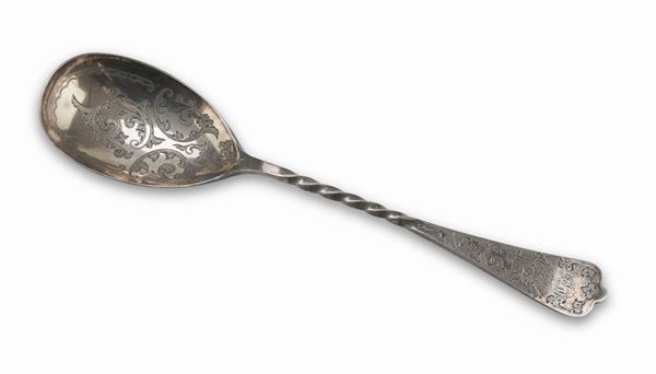 CUCCHIAIO IN ARGENTO, PUNZONE SHEFFIELD 1906