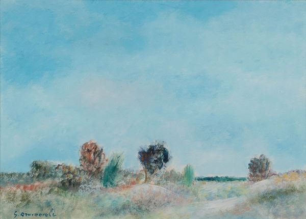 DIPINTO PAESAGGIO DI GIOVANNI OMICCIOLI
