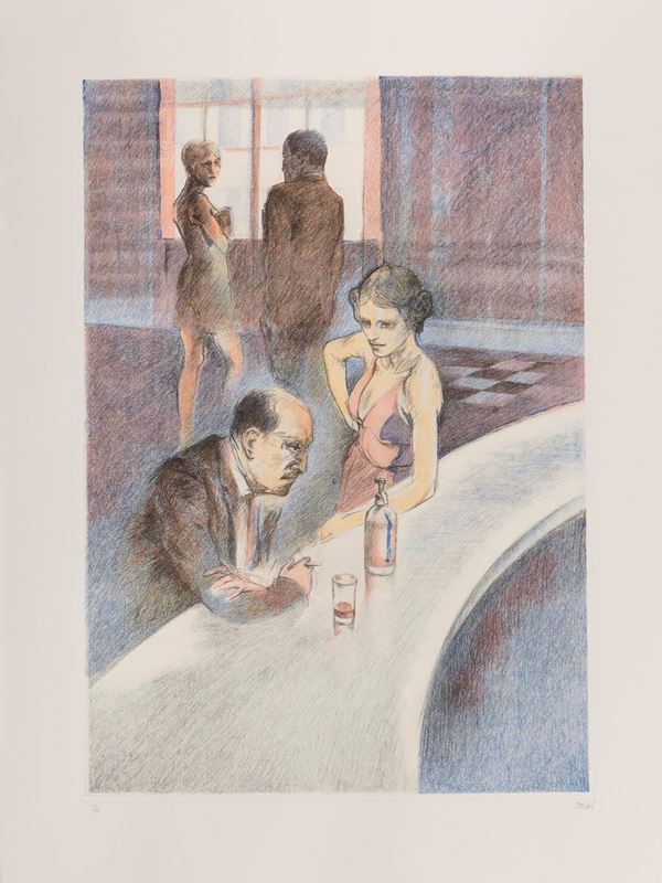 LITOGRAFIA DI ALBERTO SUGHI