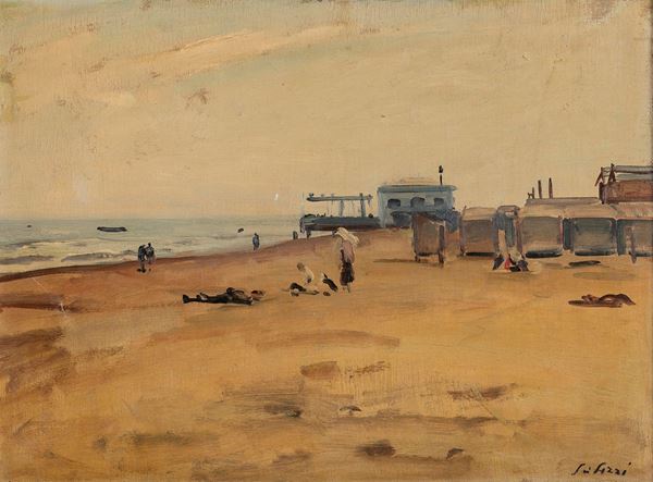 DIPINTO SPIAGGIA DI FIORAVANTE SEIBEZZI