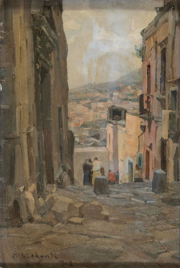 DIPINTO POZZUOLI DI BIAGIO MERCADANTE