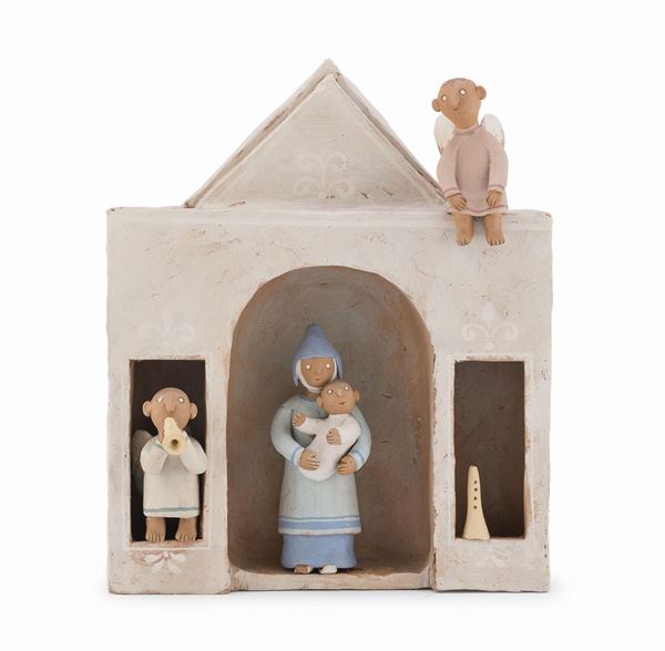 TEATRINO IN TERRACOTTA DI SANDRO LORENZINI