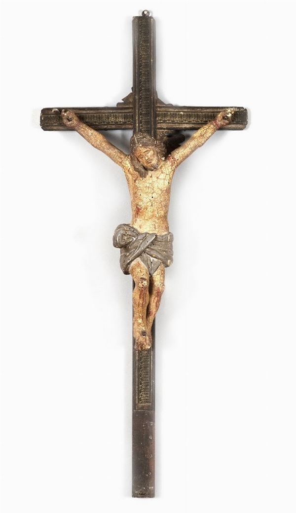 CROCIFISSO PROBABILMENTE SPAGNA DEL SETTECENTO
