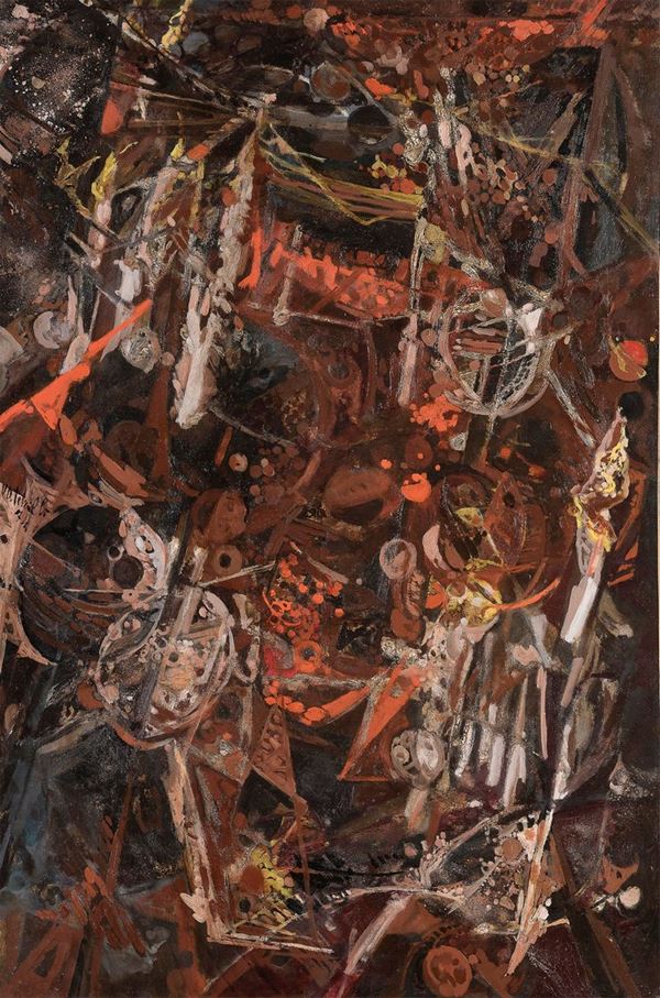DIPINTO DI OTTONE PETRILLO