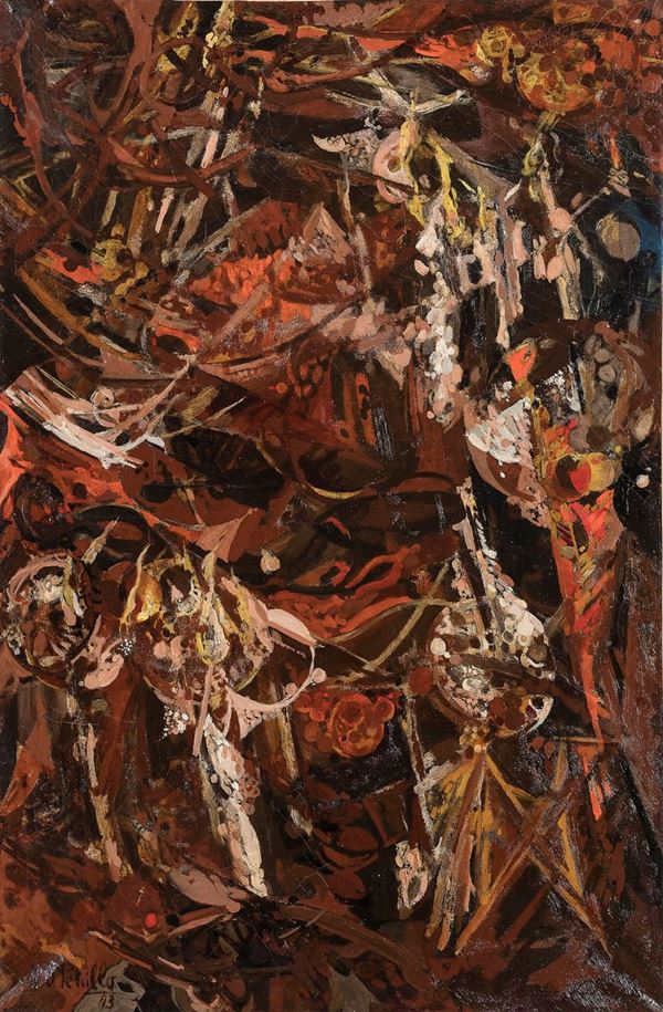 DIPINTO DI OTTONE PETRILLO
