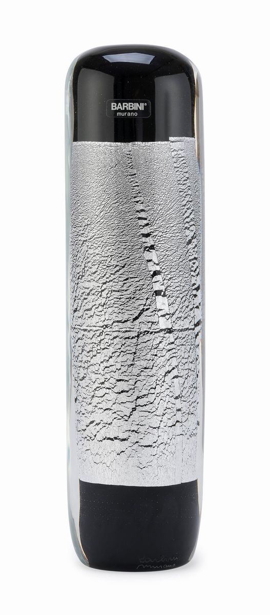 VASO IN VETRO BARBINI MURANO