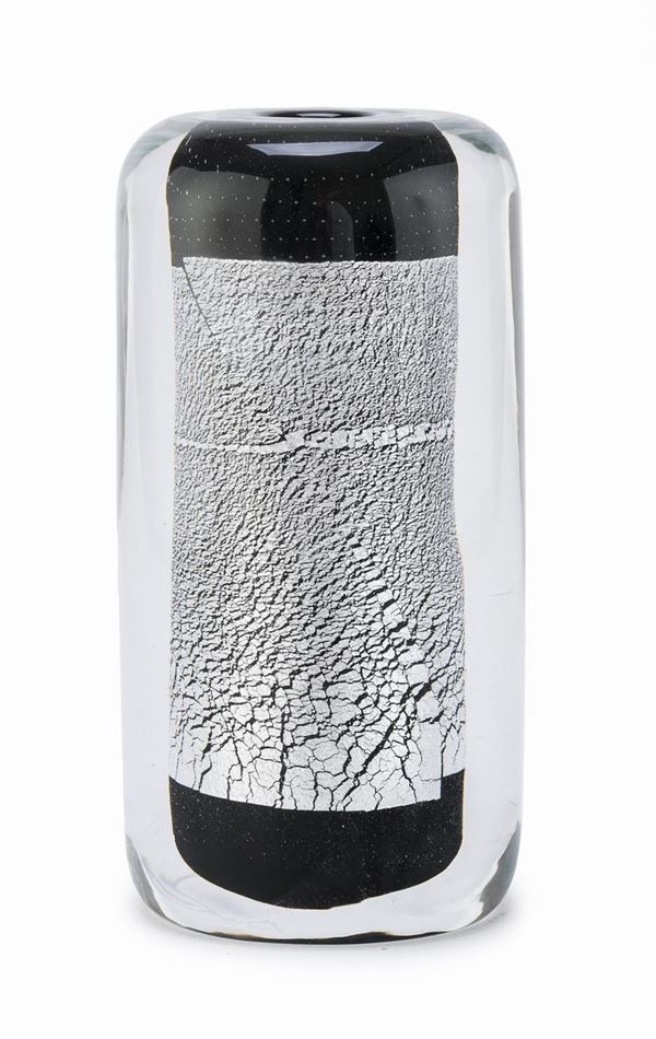 VASO IN VETRO DI BARBINI MURANO