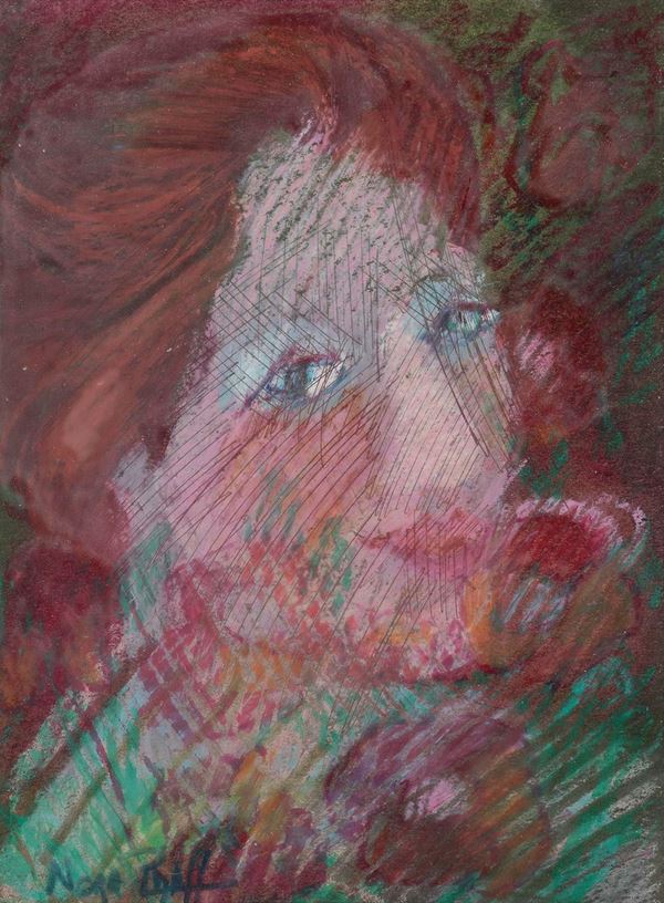 DIPINTO VOLTO DEL NOVECENTO