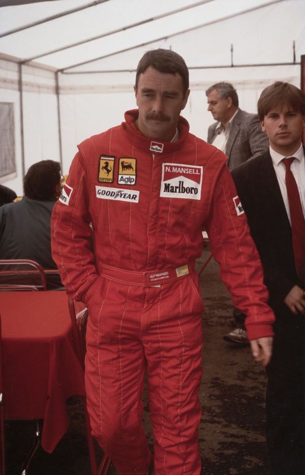 FOTOGRAFIA DI NIGEL MANSELL