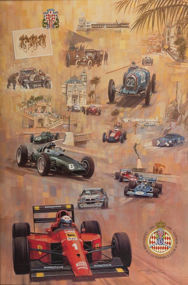 POSTER AUTOMOBIL CLUB MONTECARLO