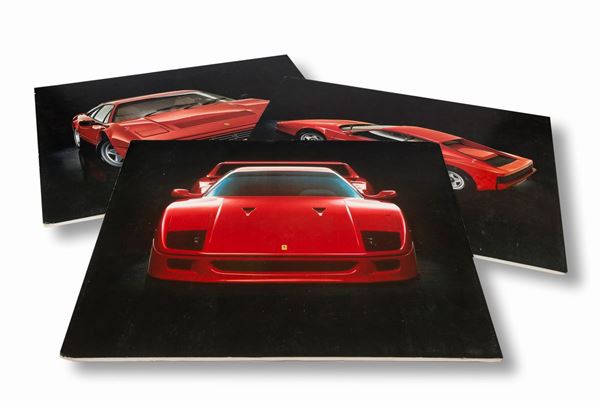 TRE FOTOGRAFIE FERRARI