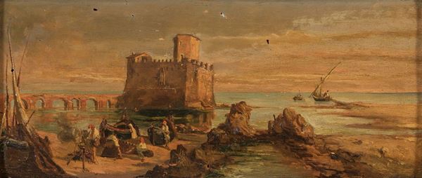 DIPINTO CASTEL DELL&#39;OVO