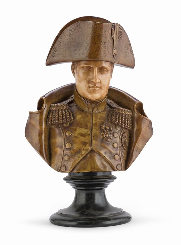 BUSTO DI NAPOLEONE IN MARMI COMPOSITI