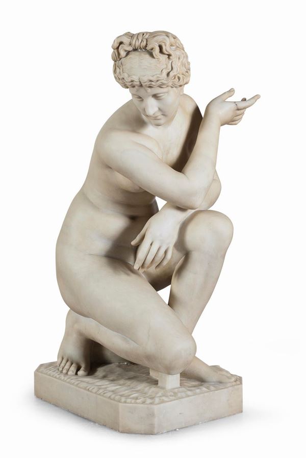 GRUPPO MARMOREO VENERE ACCOVACCIATA