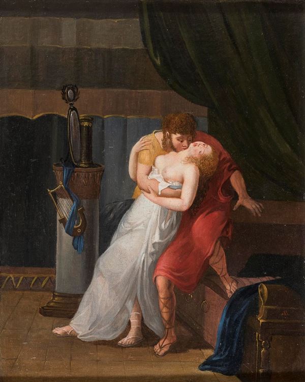 DIPINTO LUCREZIA SIGLATO ANDREA APPIANI