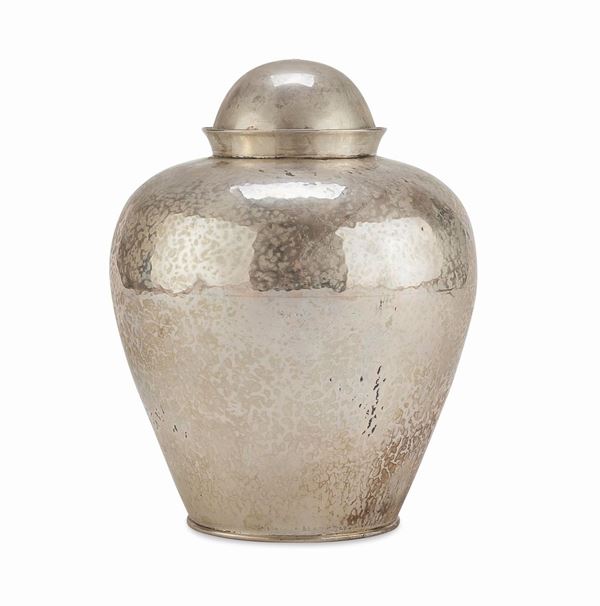 VASO CON COPERCHIO IN ARGENTO, REGNO D&#39;ITALIA