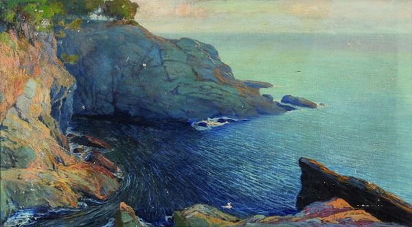 DIPINTO GOLFO DI CESARE BENTIVOGLIO