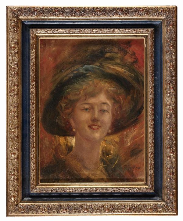 DIPINTO GENTILDONNA DI PIETRO SCOPPETTA