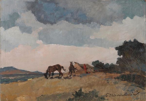 DIPINTO MAREMMA DI CARLO DOMENICI