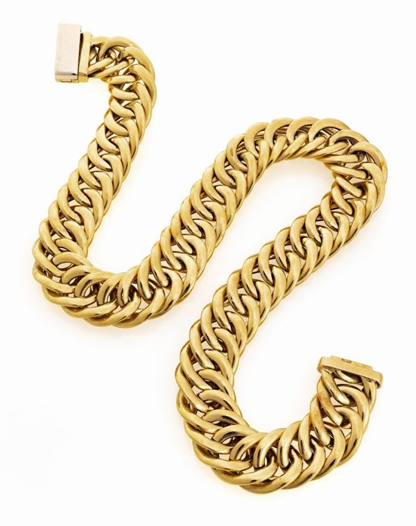 COLLIER A MAGLIA INTRECCIATA