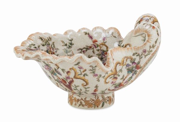 CESTINO IN CERAMICA MANIFATTURA CASTELROO