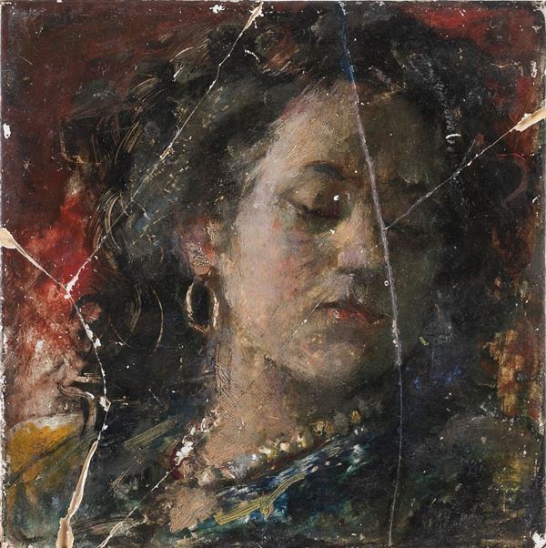 MATTONELLA FANCIULLA DI ANTONIO MANCINI