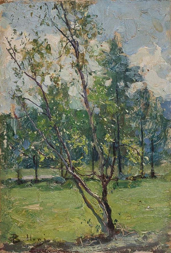 DIPINTO ALBERO DI GIORGIO BELLONI