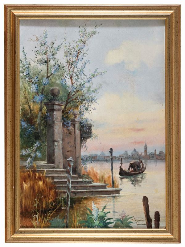 DIPINTO VENEZIA DI NICOLA CIPRIANI