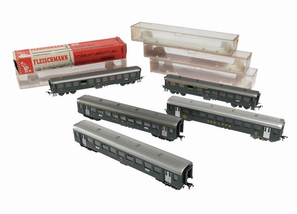 LOTTO CARROZZE SBB FLEISCHMANN