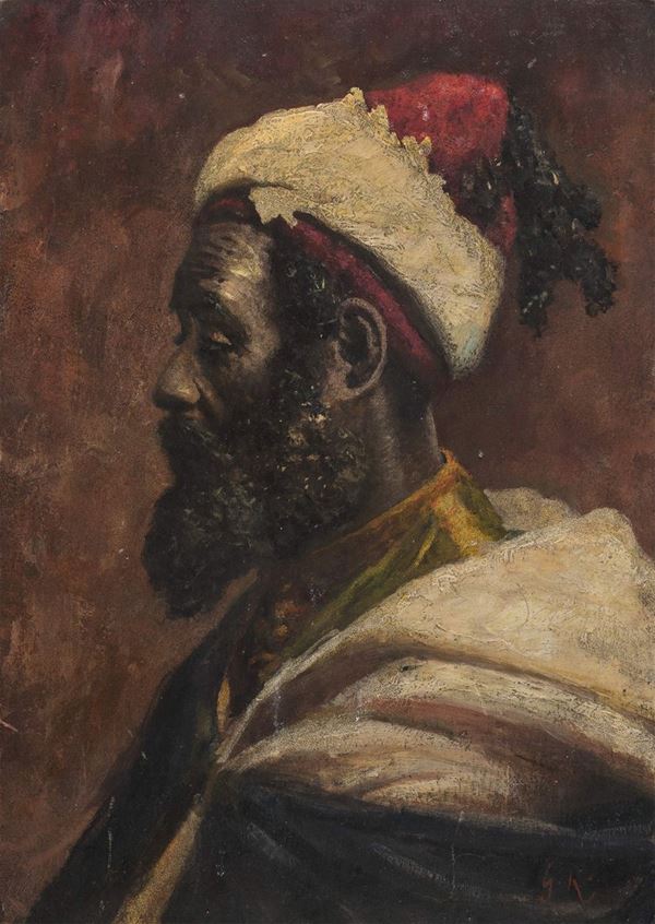 RITRATTO DI PITTORE ORIENTALISTA