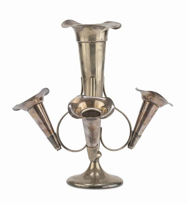 PORTAFIORI IN SILVERPLATE, REGNO UNITO XX SECOLO
