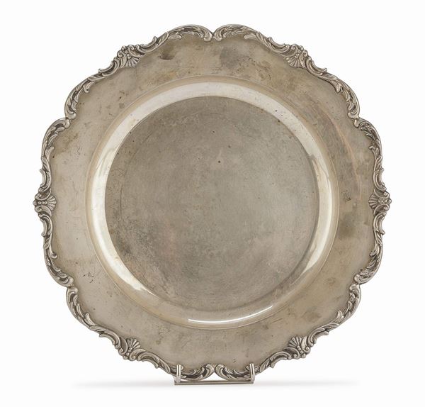 PIATTO IN ARGENTO, PUNZONE ROMA 1934/1944