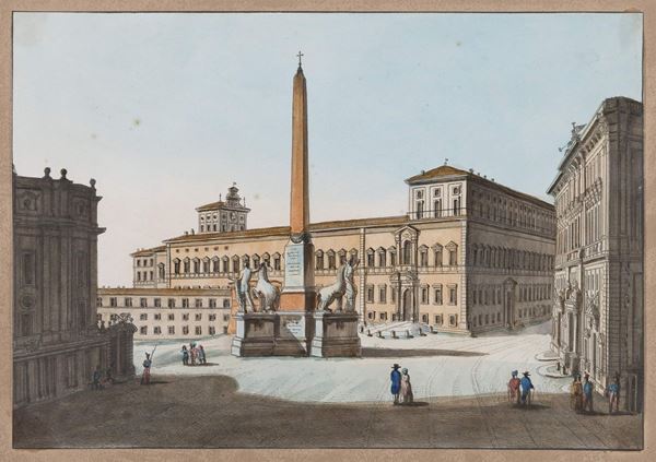 TRE STAMPE A COLORI VEDUTE DI ROMA
