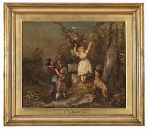 GIOCO DI FANCIULLI SIGLATO C.R. LESLIE