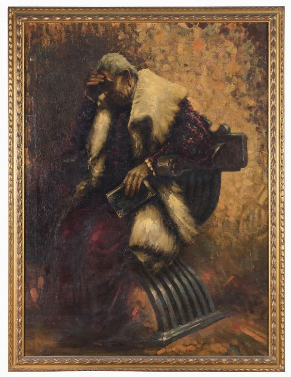 DIPINTO DUBBIO AMLETICO DI CARLO MONTESI