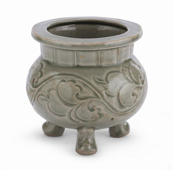 INCENSIERE CELADON, CINA XVII SECOLO